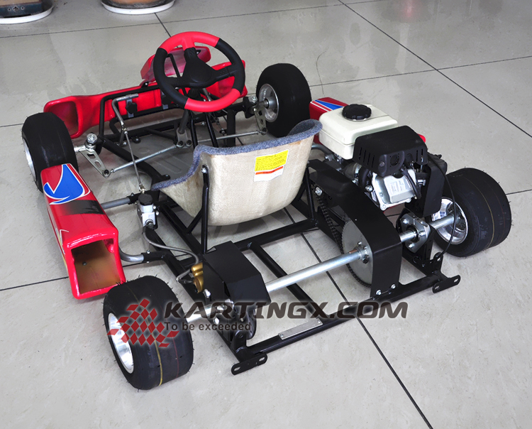 4 troke 2.4HP dry clutch 90cc Racing Go Kart for Kids